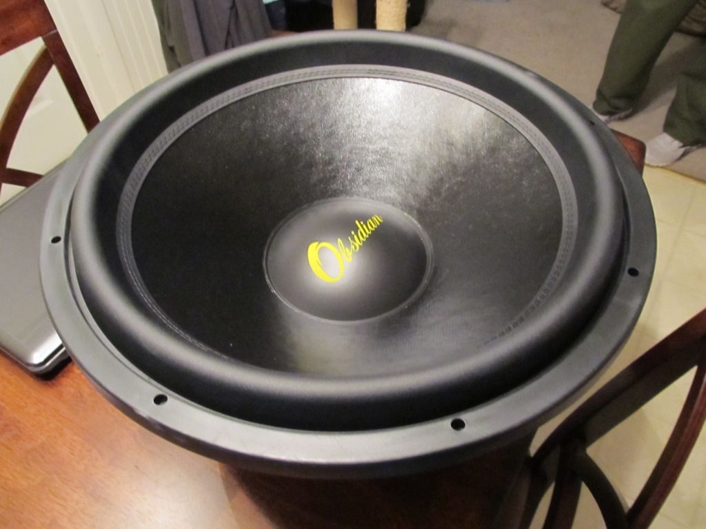 obsidian 18 inch subwoofer