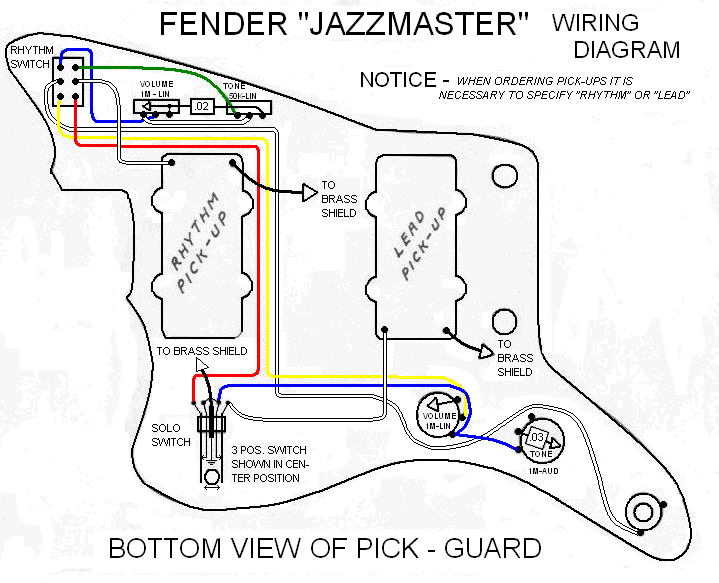 Jazzmaster  1963  Wiring Diagram