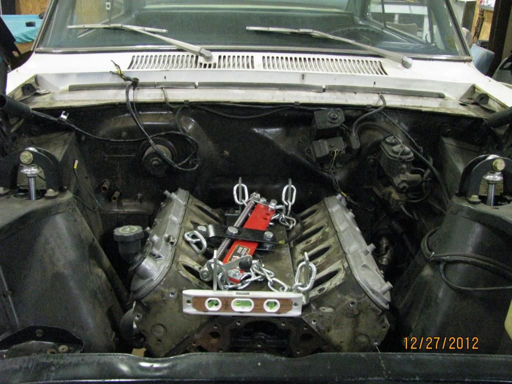Engine tilted to one side Chevy Nova Forum