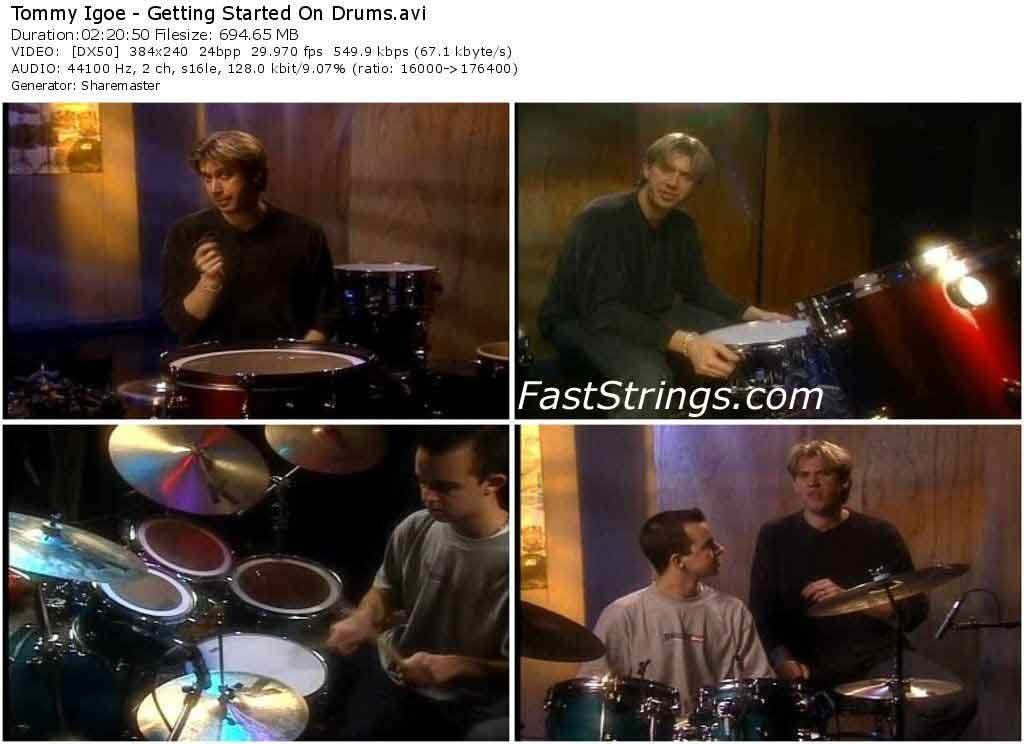 Tommy Igoe - Getting Started On Drums