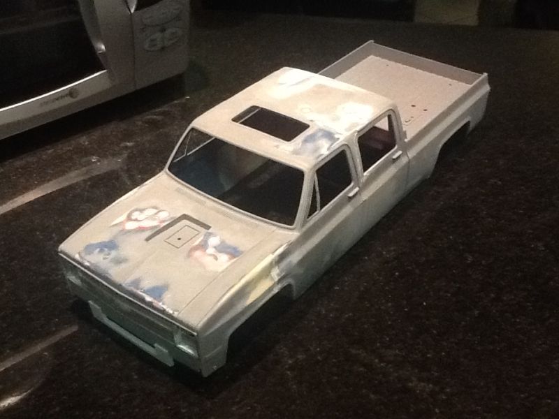 Door lines finished, only primer will tell