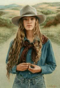 young western girl