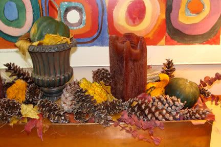 gourds, pinecones and urn other side