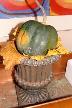 gourd in urn