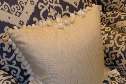 Kravet shell pillow