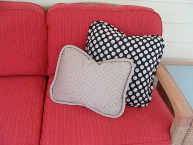 sofa custom pillows