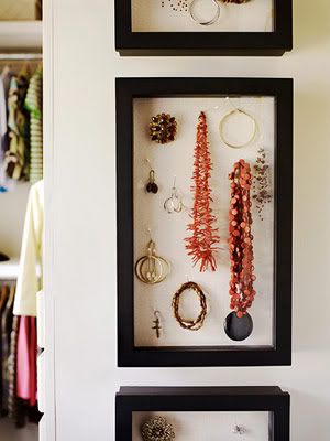 jewelry in frames