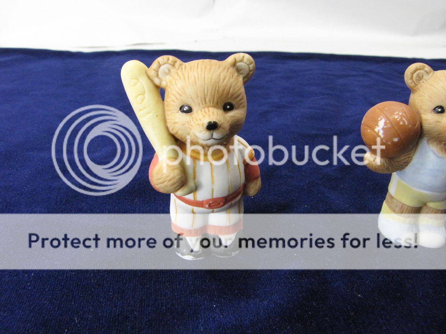 Vintage Lot of 3 Homco Bears Sports  