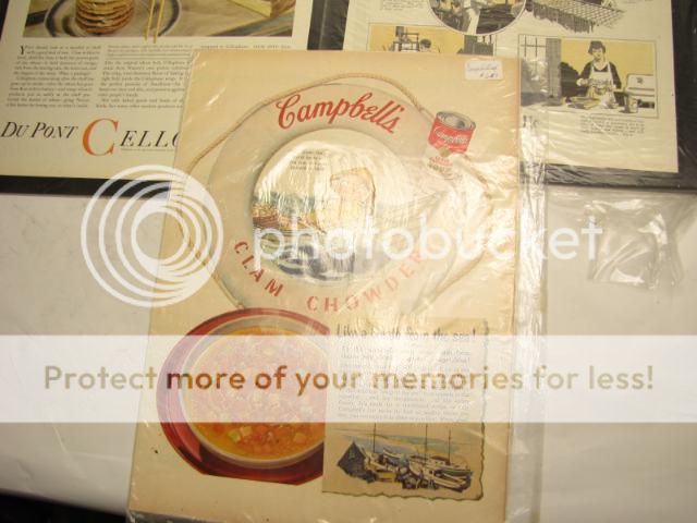 Vintage Ads Campbell Soup Chowder Quaker Puffed Rice  