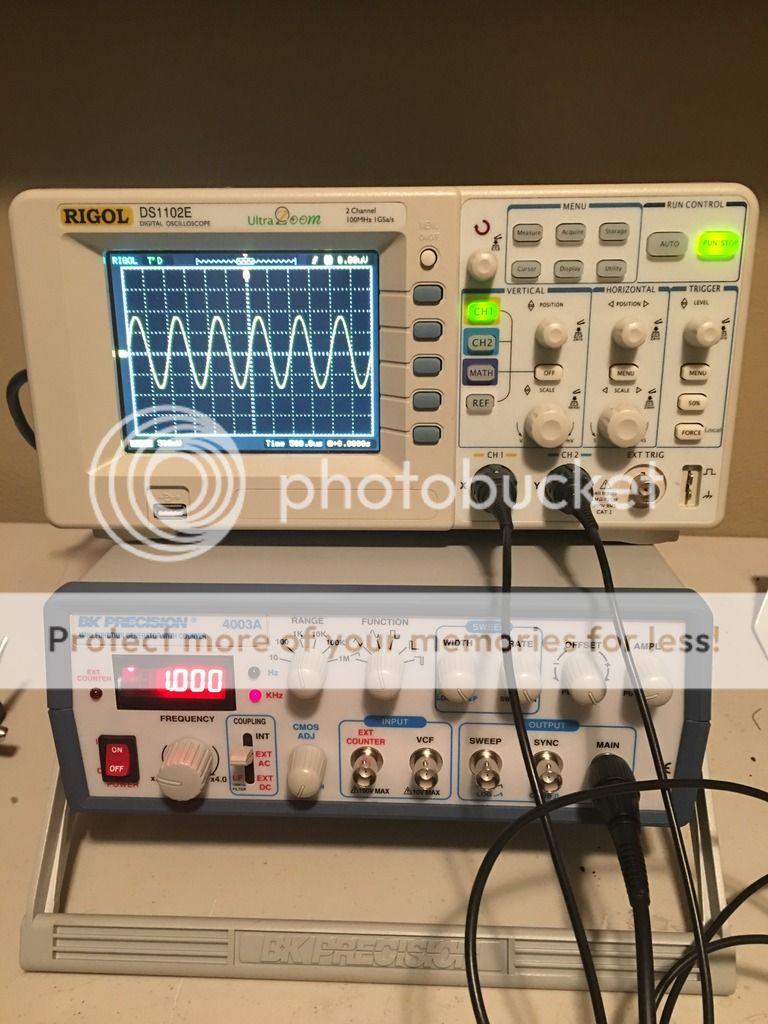 Setting up oscilloscope and signal generator - Techtalk Speaker ...