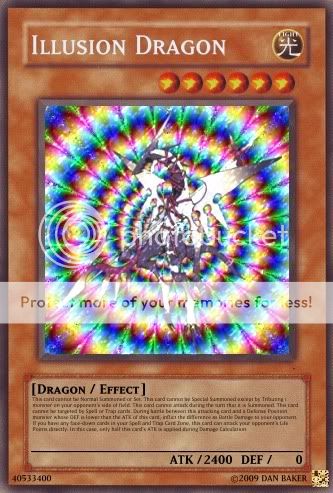 My Best Card : Illusion Dragon - Advanced Card Design - Yugioh Card